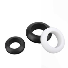 Open Grommets Black/White Rubber Wiring Ring Blind Plug Bung 3mm 4mm 5mm~90mm
