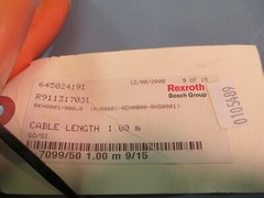 REXROTH R911317031 Hybrid Cable Length 1.00 Meter RKH0001