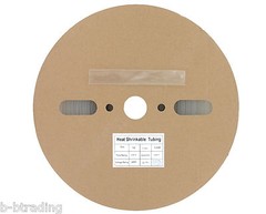 100 Ft 1/2″ ID (12.7mm) Clear Polyolefin 2:1 Heat Shrink Halogen-Free RoHS UL