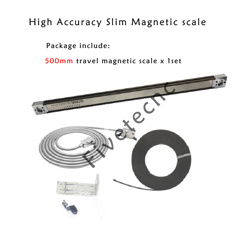 Ditron Slim Magnetic Scale Sensors with Tape for Lathe Milling CNC Mini Machines
