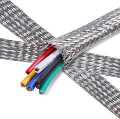 Tinned Copper Wire Shielding Sleeve, Expandable Ground Strap Wiring Sleeving Lot