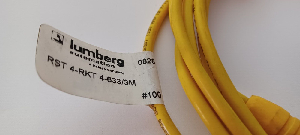 Lumberg Automation Double Ended Cordset – RST 4-RKT 4-633/3M