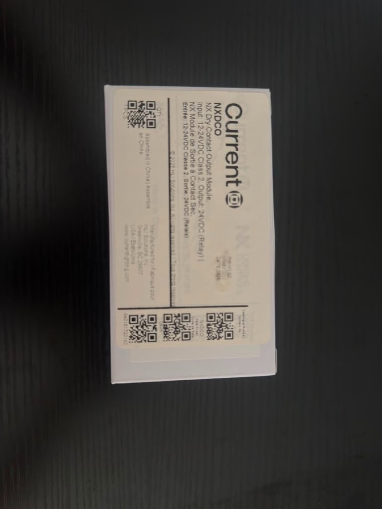 Current NXDCO NX Dry Contact Output Module Class 2, Input:12-24VDC, Output:24VDC