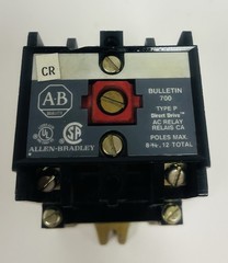 ALLEN BRADLEY NO. 700-P200A1 STANDARD AND TIME DELAY CONTACT 2 NO OPEN TYPE