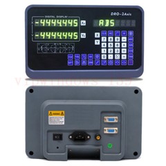 Digital Readout 2Axis Linear Scale DRO Display Sensor Bridgeport Mill Lathe Kit