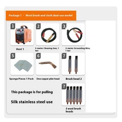 Stainless Steel Weld Bead Processor Argon Arc Welding Spot Weld 1000W 220V