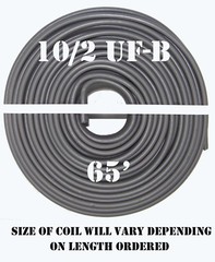 10/2 UF-B x 65′ Southwire Underground Feeder Cable