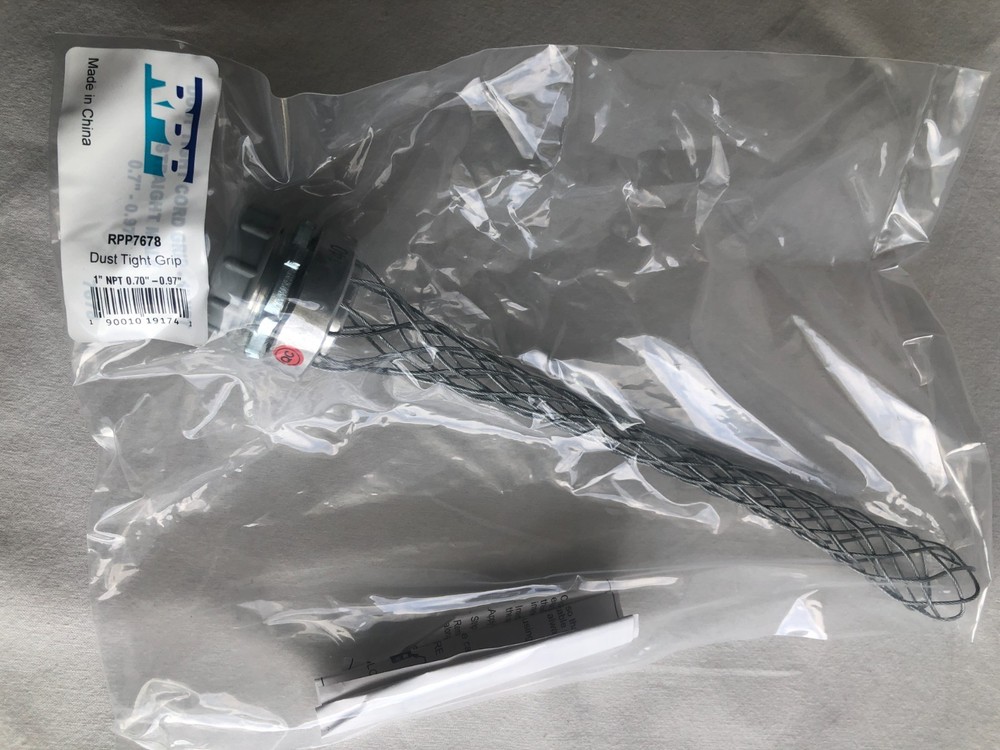 Rpp/Tamko Rpp7678 Dust Tight Grip 1” NPT 0.70″-0.97″ Electrical Strain Relief