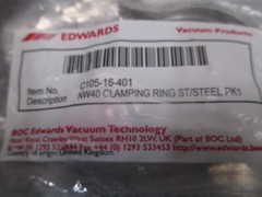 EDWARDS C105-16-401 , NW40 CLAMPING RING ST/STEEL PK1, 104752