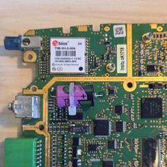 Industrial Control PCB Assembly w/ Telit G24 GSM Module & u-blox TIM-SH-0-004