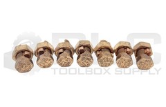 NEW LOT OF 7 ILSCO IK-4 COPPER SPLIT-BOLT CONNECTOR