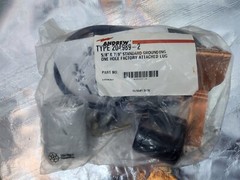 andrew type 204989-2 5/8″ & 7/8″ standard grounding one hole factory attach lug