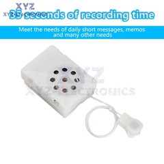 Stuffed Animal Sound Recorder Device 35 Seconds Button Sound Messages Voice Box