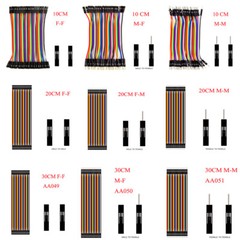 10/20/30cm 40PIN Dupont cables Line Male to Female Male to Male Female to Female
