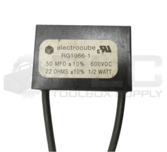 LOT OF 2 NEW ELECTROCUBE RG1986-1 RESISTOR CAPACITOR 22 OHMS 600VDC
