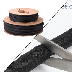 5M Braided Sleeving Flexible Split Cable Sleeving Tubing for Cable Protection