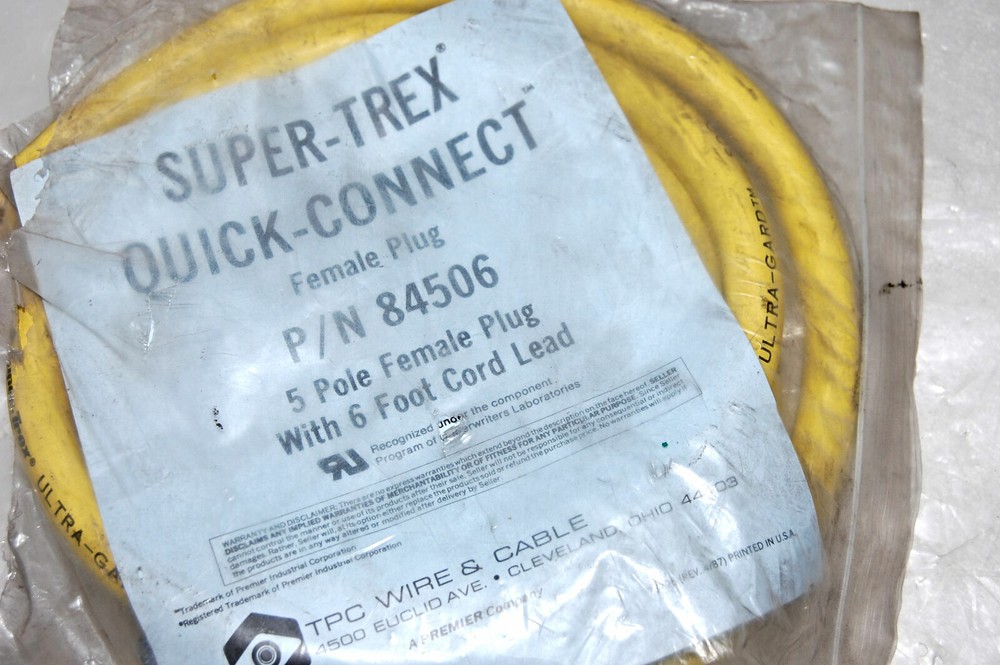 Super Trex 84506 5 Pole Female Plug