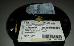 ( 400 FT Spool ) IMS M22759/18-24-4 24Awg Yellow Cable 19/36 600V