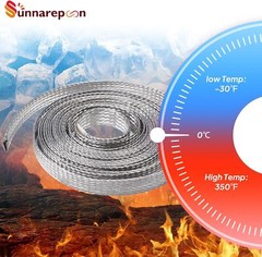 Tinned Copper Wire Shielding Sleeve, Expandable Ground Strap Wiring Sleeving Lot