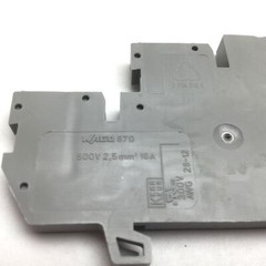 Lot of 50 WAGO 870-101 51156161 Terminal Block, 1-Conductor/1-Pin Double Deck