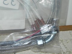 SHIBAURA Y013318 ELECTRODE WIRE ASSY DAL500-800SVSH HEAT RESISTANT WIRE, w Elbow