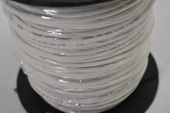 Allied Wire & Cable 250′ Wire Spool 22-7 FEP White Aluminum FEP IND OLY 2976TP