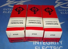 Lot of 3 NIB National Electronics 6Y6G Power Vaccum Tubes + 1 Year Warranty