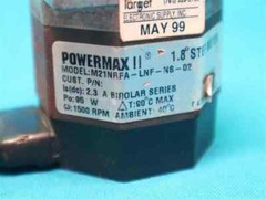 Pacific Scientific Powermax II M21NRFA-LNF-NS-02 Step Motor w/ Cut Cable