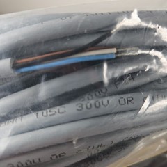 New TURCK RS 4.4T-25 Cordset U2127-24 M12 Male Straight Flying End Connector 25M