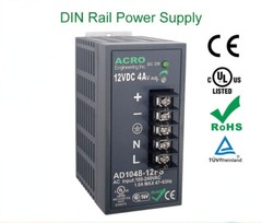1Pcs New ACRO AD1048-12FS 12V 4A Rail Type Switching Power Supply
