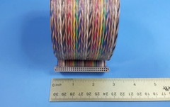 13ft- Multi Color Braided Ribbon Cable 50 Conductor 1700/50, Twisted Pair