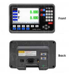 2 Axis LCD DRO Digital Readout 10″ 40” TTL Linear Glass Scale for Mill Lathe