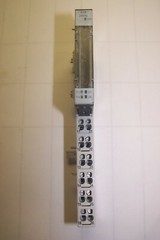 TURCK ELECTRONIC DIGITAL INPUT MODULE W/ TERMINAL BASE BL20-4DI-24VDC-P