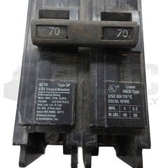 I-T-E Q270 CIRCUIT BREAKER 70A 2P TYPE QP 120-240VAC