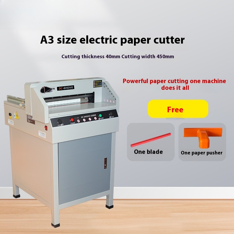 Electric Paper Cutter Stacked Guillotine Paper Cutter Album Book Cutter