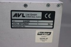AVL 6260.28 Test System Control Module AVL60322 24VDC 6A Rev: 07 Used