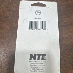 NTE Electronics R95-106A, 300 VAC 10 A, Surface Mount, Miniature Socket, 1pc