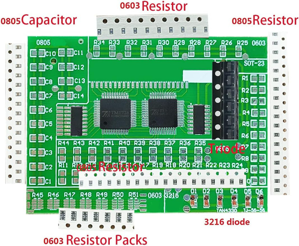 DIY SMD/SMT Components Practice Board Soldering Skill Training Kit AE1173