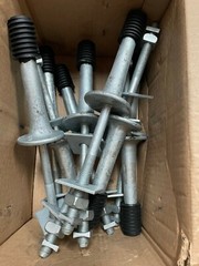 10 MACLEAN POWER SYSTEMS #J647Z Pin, Crossarm, High Voltage, Long Shank 7in
