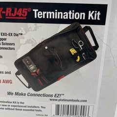 EZ EX-RJ45 Termination Kit 90140 Exo Platinum Tools New Sealed