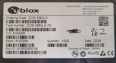 (1 PC) ZOE-M8Q-0 U-BLOX RF RECEIVER GNSS/GPS MODULE