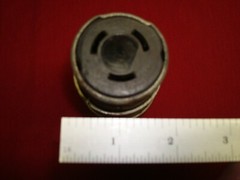 FEMALE CORD CAP 600 VOLT TWIST LOCK 480 VOLT 3 WIRE HEAVY DUTY 50 AMP USED STEEL