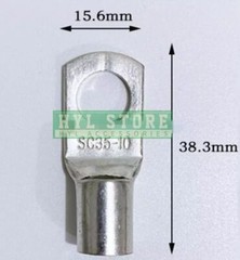 100pcs/pack copper SC35-10 peeping mouth copper nose terminal block 35 square