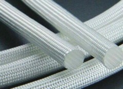 1-50mm White Fibreglass Sleeving High Temperature Fiber Glass Wire Tube 600°C