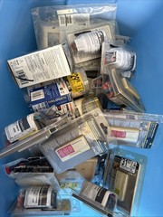 Large Lot NOS Electrical Supplies Switches Outlets Wall Plates Leviton Pass & Se