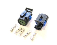 Metri-Pack 150.2 Series Connector Set 2 Way Female with Terminals 2 Pack