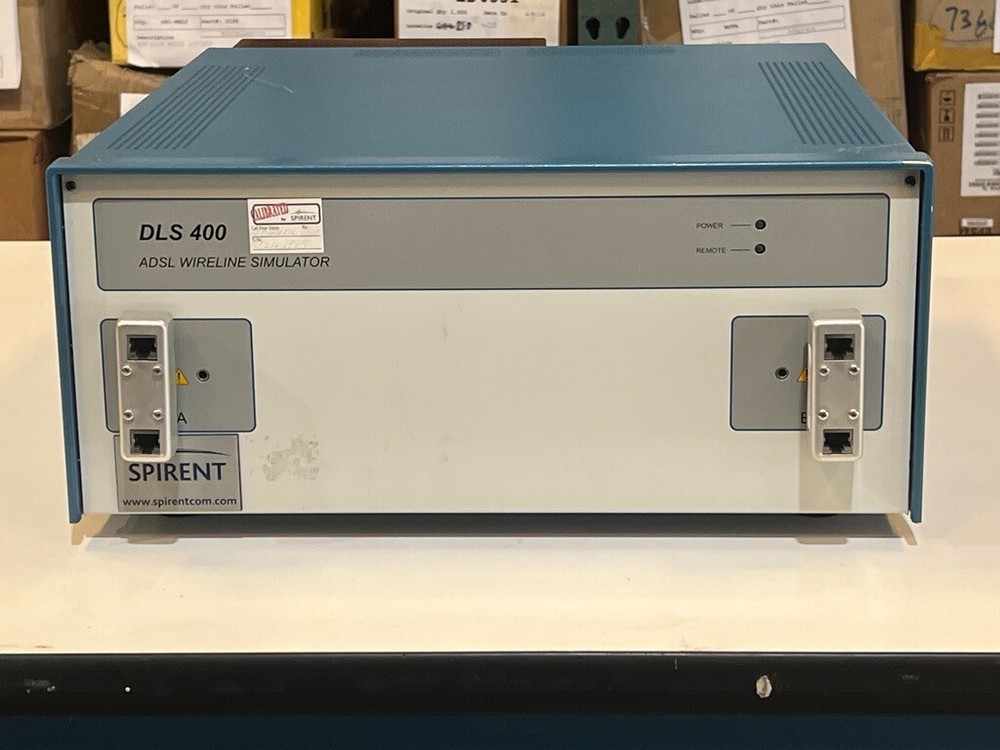 Spirent DLS 400 ADSL Wireline Simulator w/ 2 Each: 710201-0243 DIN/RJ45 Adapters