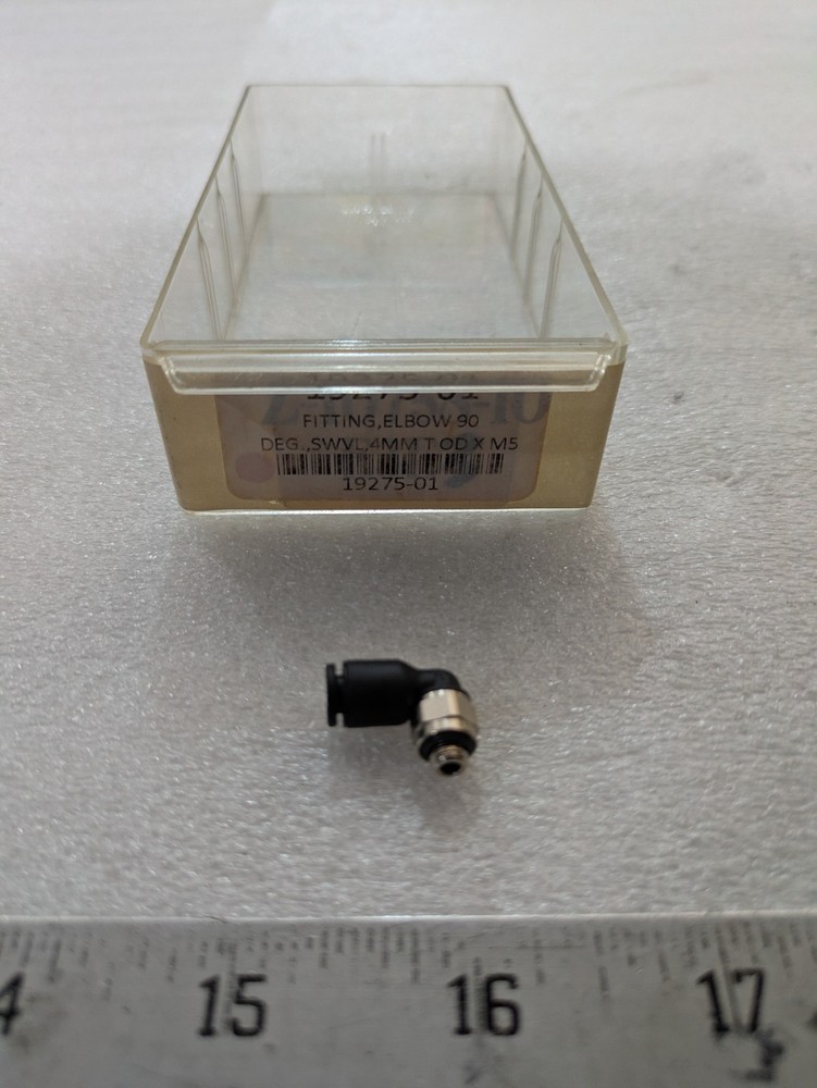 SMC Push-Connect 90 Deg Swivel Male Elbow 4mm Tube x M5 Pneumatic 5/ORDER