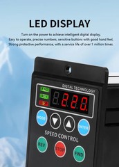 AC Motor Speed Controller Digital Display UX52 Forward Reverse 400W 50-60Hz