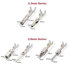 500Pcs Connector Pins Kit Terminal Pin Automotive Car Electrical 1/1.5/1.8/2.2/2